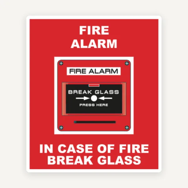 Semne Personalizat Buton Incendiu - Ideal pentru Firme și Spații Publice