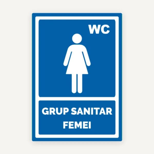 Semne Grup Sanitar Femei: Orientare rapidă în restaurante, hoteluri, birouri și spații publice