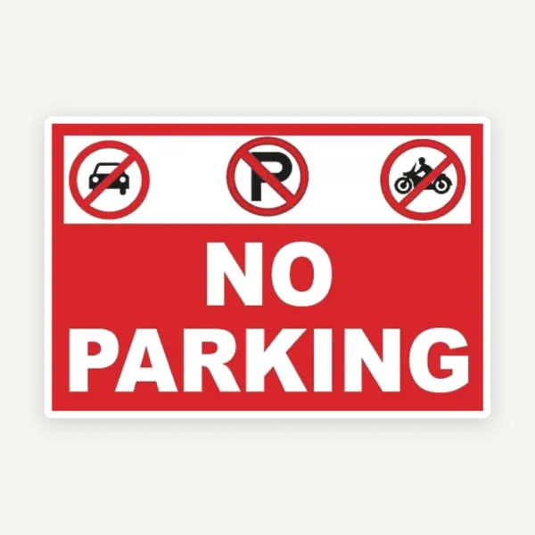 No Parking semn