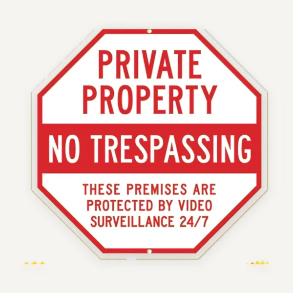 No trespassing