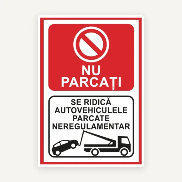 NU parcati.Se ridica autovehiculele parcate neregulamentar