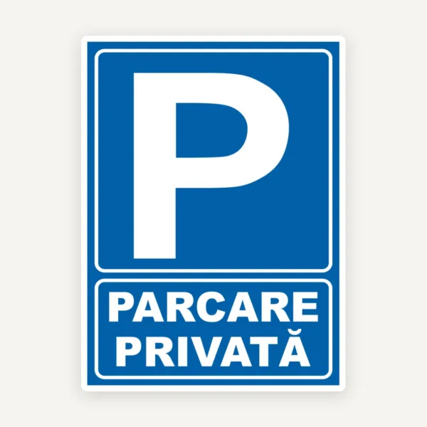 Parcari private
