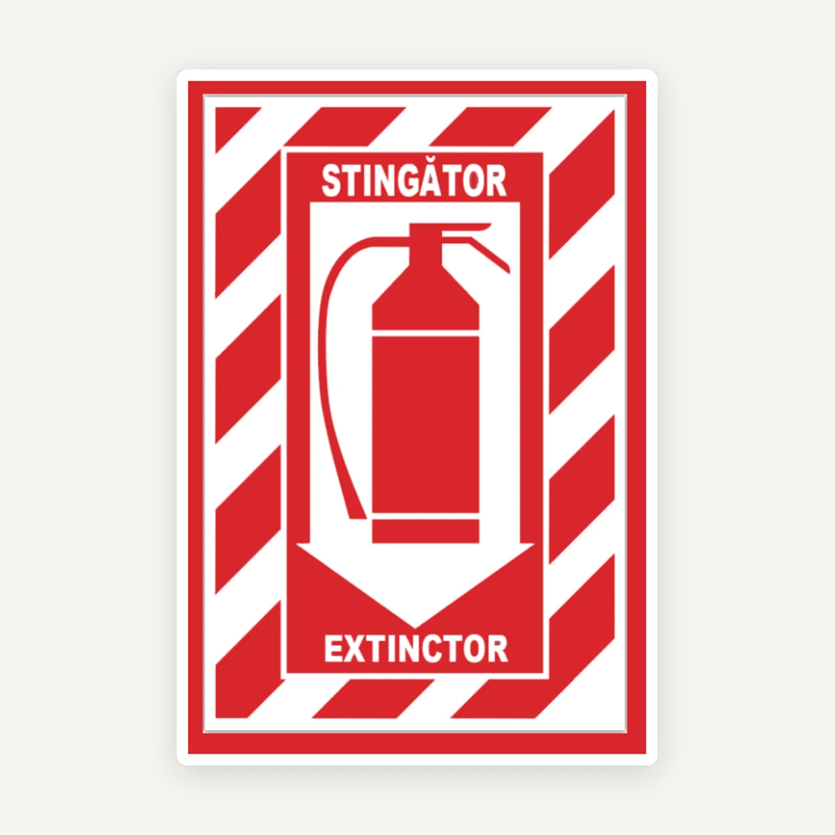 Semn stingător extinctor