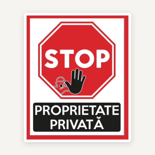 Stop proprietate privata
