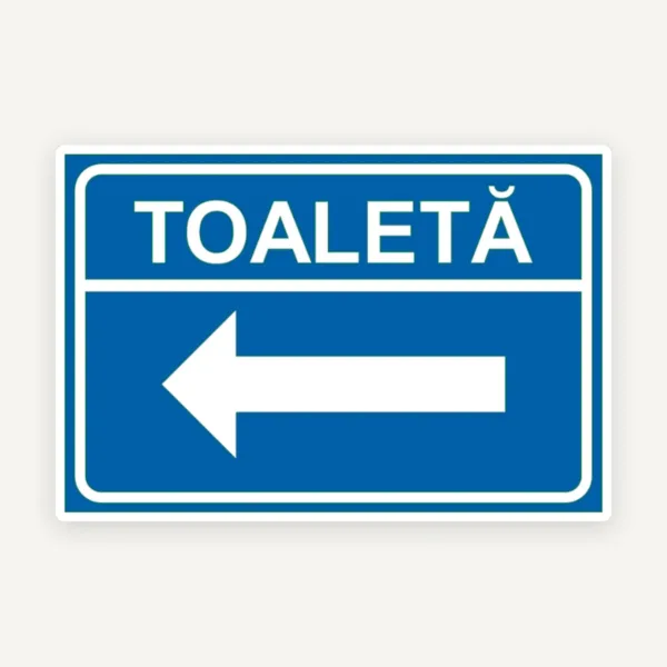 Toaleta in stanga