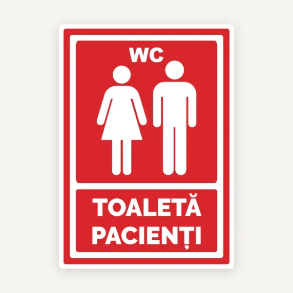 Toaleta pentru pacienti