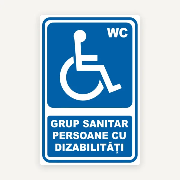 WC pentru persoane cu dizabilitati