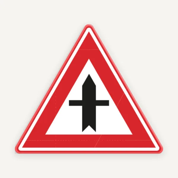 Intersecție prioritară din aluminiu
