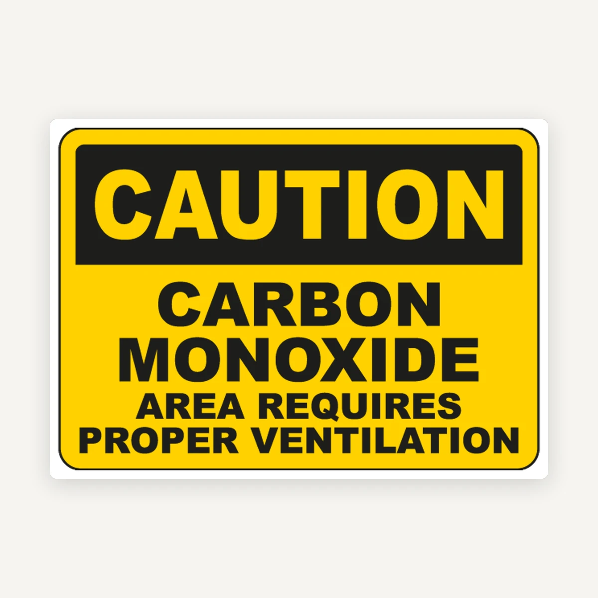 Indicator de Monoxid de Carbon - Ventilație Recomandată pentru Siguranță