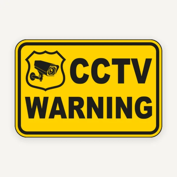 Indicator de Securitate CCTV - Atenție! Zonă Supravegheată Video Non-Stop