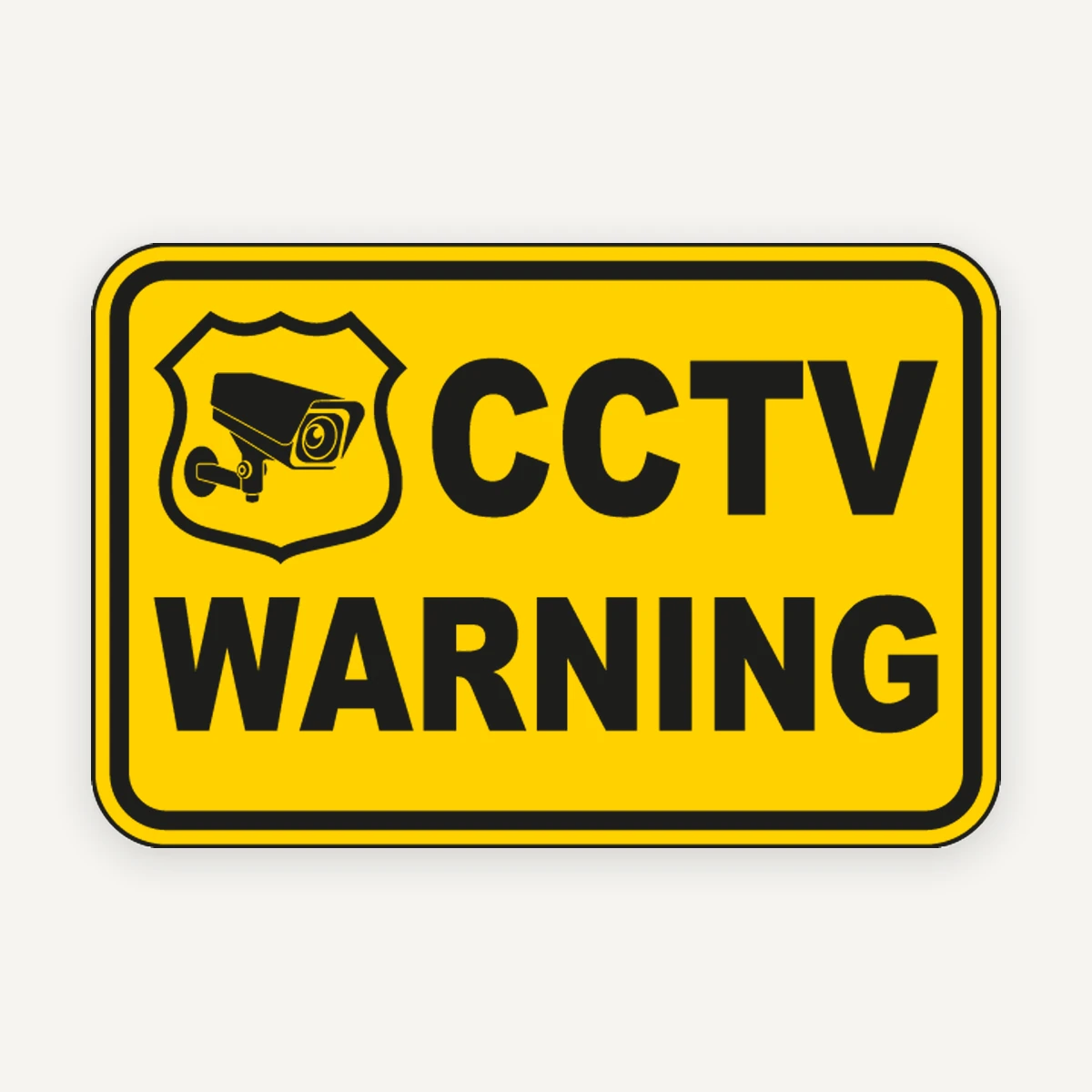 Indicator de Securitate CCTV - Atenție! Zonă Supravegheată Video Non-Stop
