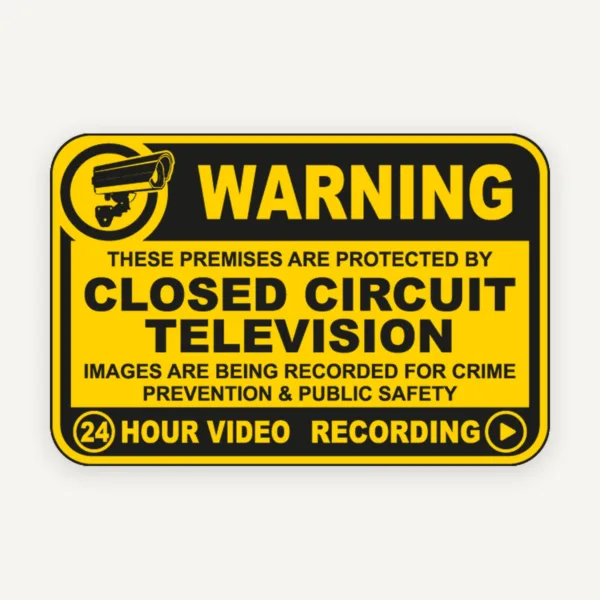 Warning Premises Are Protected Sign