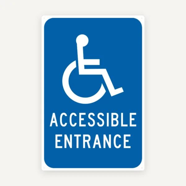 Semn Intrare Accesibilă - Soluția Ideală pentru Acces Rapid