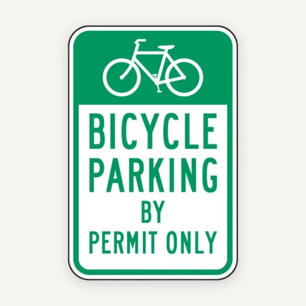 Semn Parcare Exclusivă Biciclete Doar pentru Deținătorii de Permis