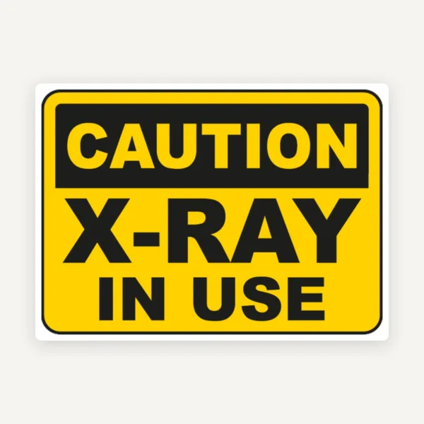 Indicator Atenție - Raze X în Funcțiune | Siguranță și Protecție Radiologică