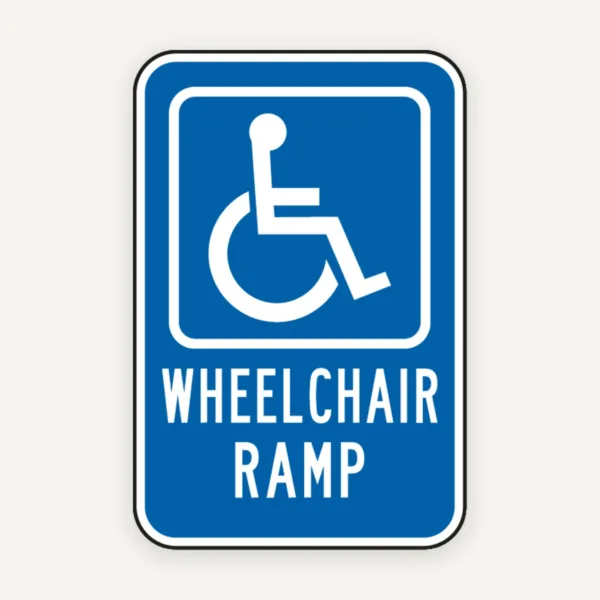 Wheelchair Ramp Sign
