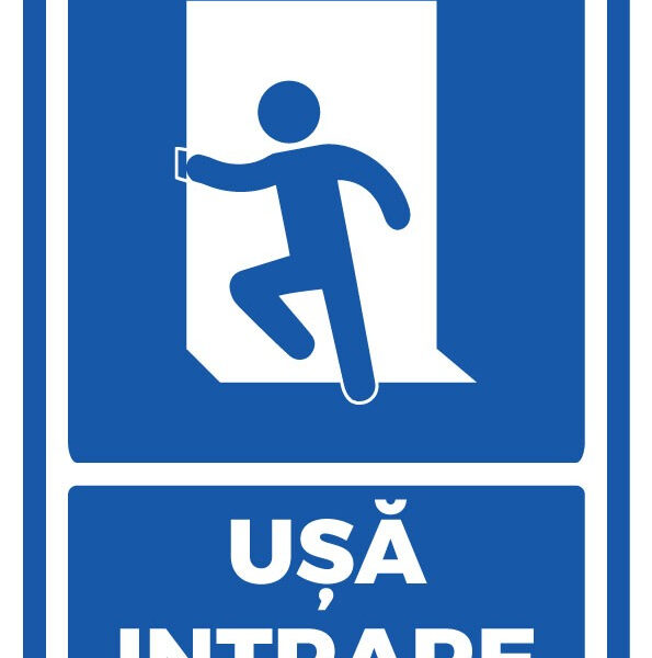 Semn pentru usa de intrare