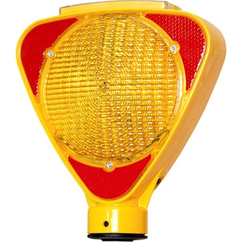 Lampa Solara Pentru semnalizare Lucrari cu lumina intermitenta galbena