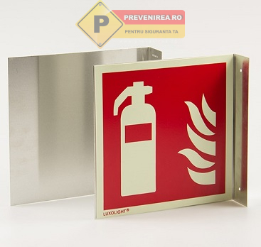 Indicator lateral pentru stingator