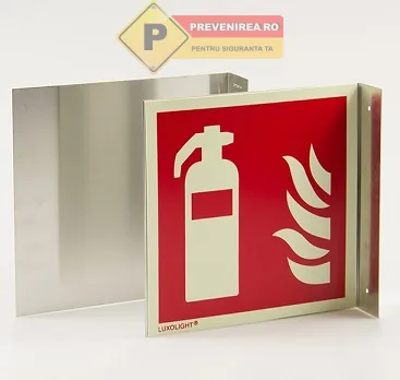 Indicator lateral pentru stingator