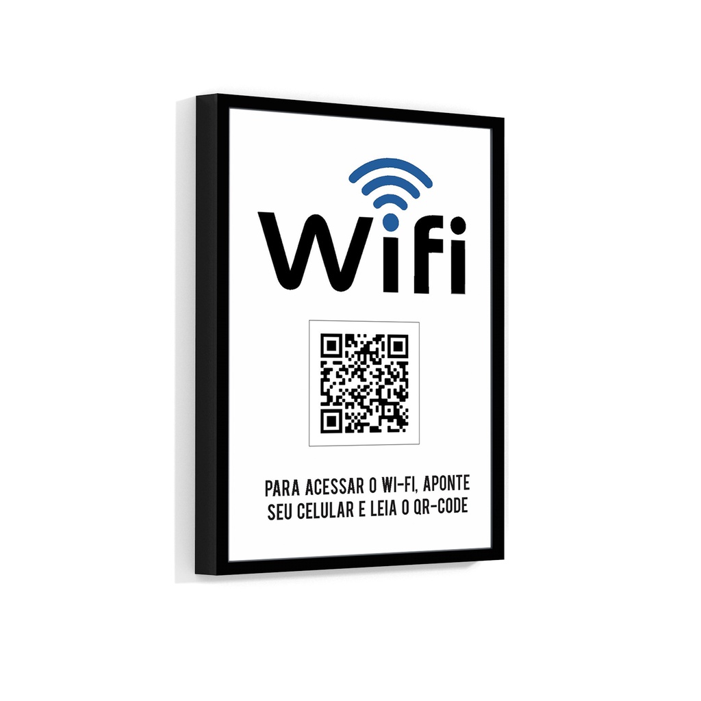 Semn cu Qr Code Wi-Fi
