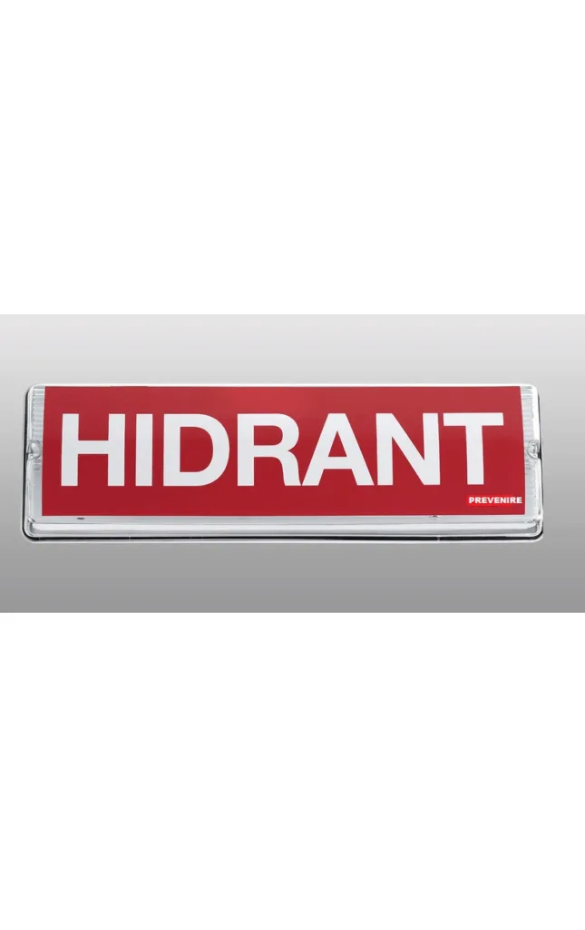 Corp de urgență hidrant LED - vizibilitate și siguranță în orice cladire
