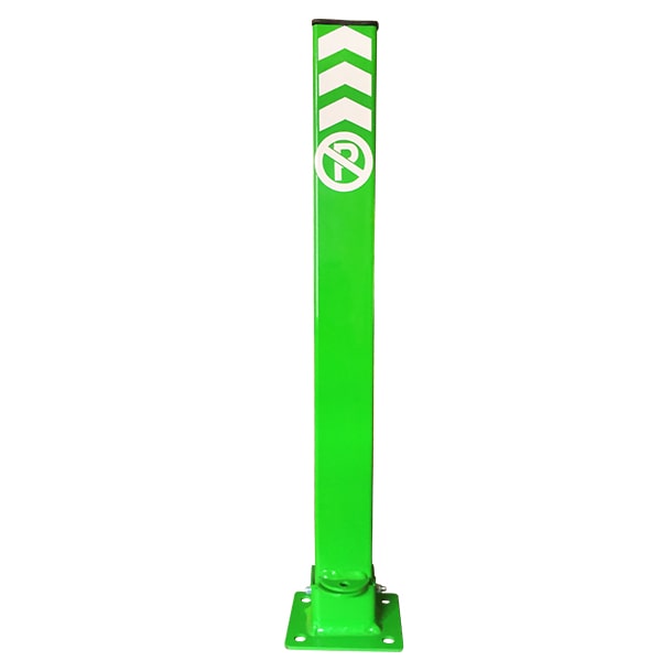 Stalp verde cu sistem fix de parcare