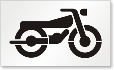 Sablon pentru motocicleta