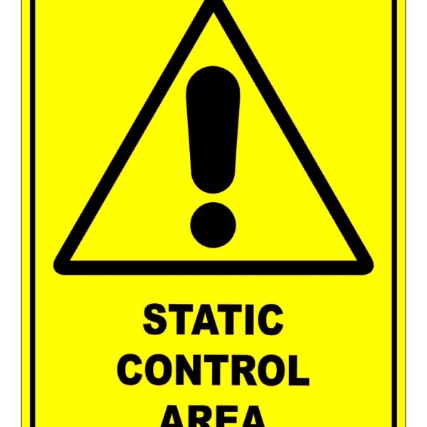 Static Control Area Sign