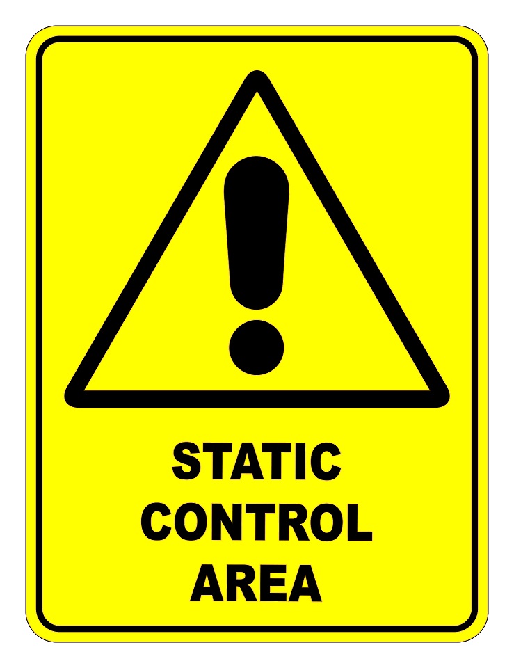 Static Control Area Sign