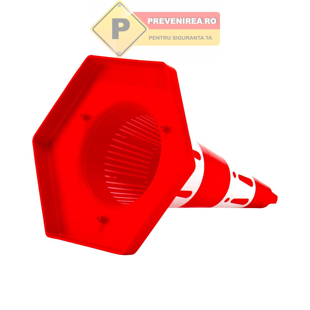 Con de Trafic Durabil din Plastic - Protecție și Organizare Trafic