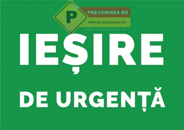 Indicator iesire de urgenta