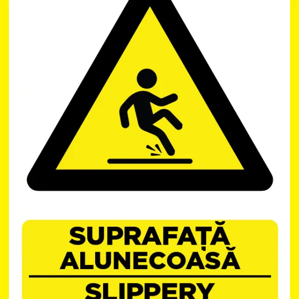Placuta pentru suprafata alunecoasa slippery surface