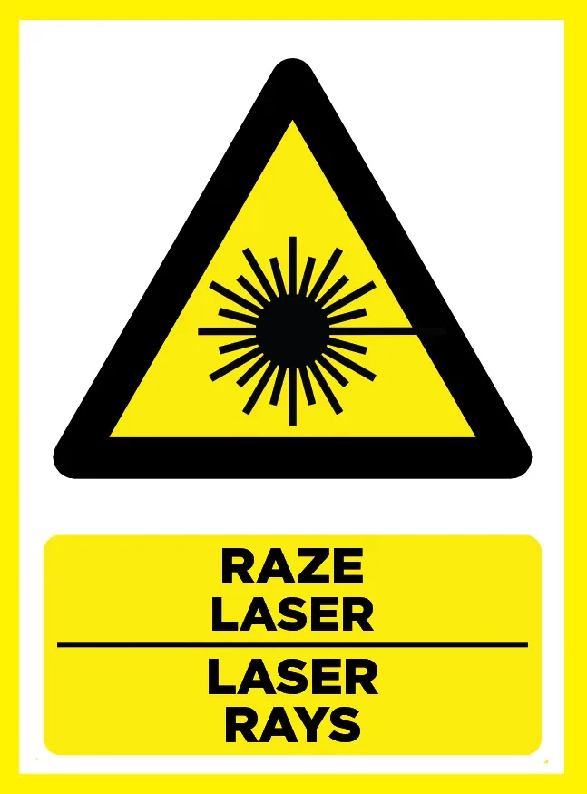 Placuta pentru raze laser laser rays