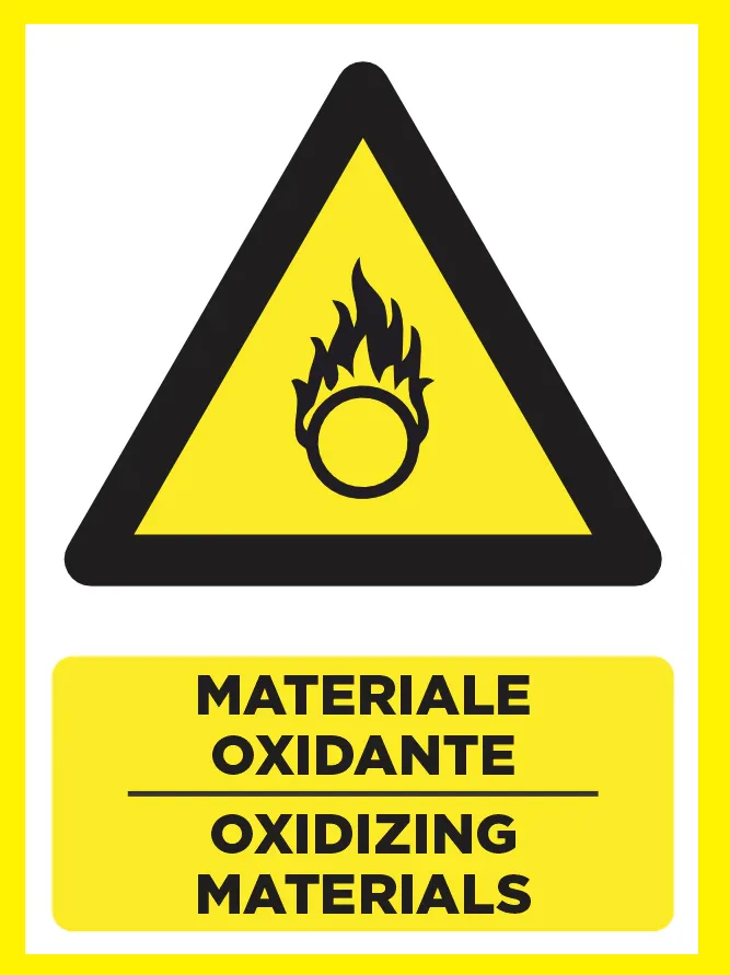 Placute pentru materiale oxidante oxidizing materials