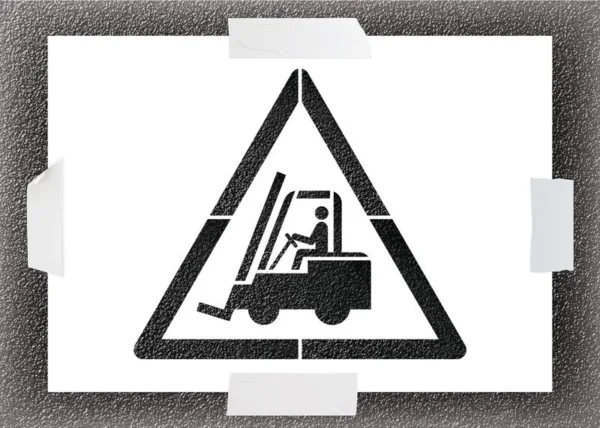 sablon pentru stivuitor