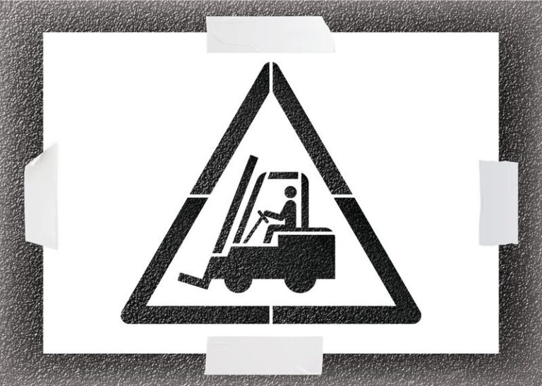 sablon pentru stivuitor
