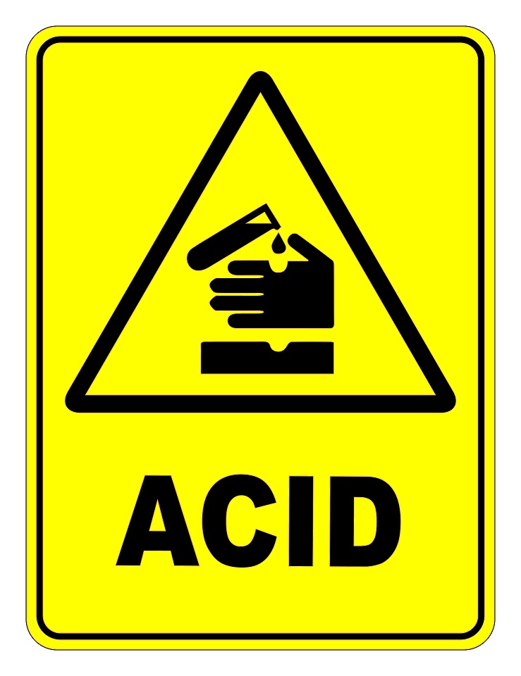 Indicator Acid pentru Marcarea Substanțelor Periculoase