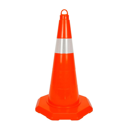 Con Stradal Flexibil PVC Profesional - Ideal pentru Trafic, Parcări și Șantiere