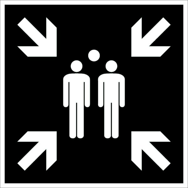 șablon de pictogramă loc de adunare