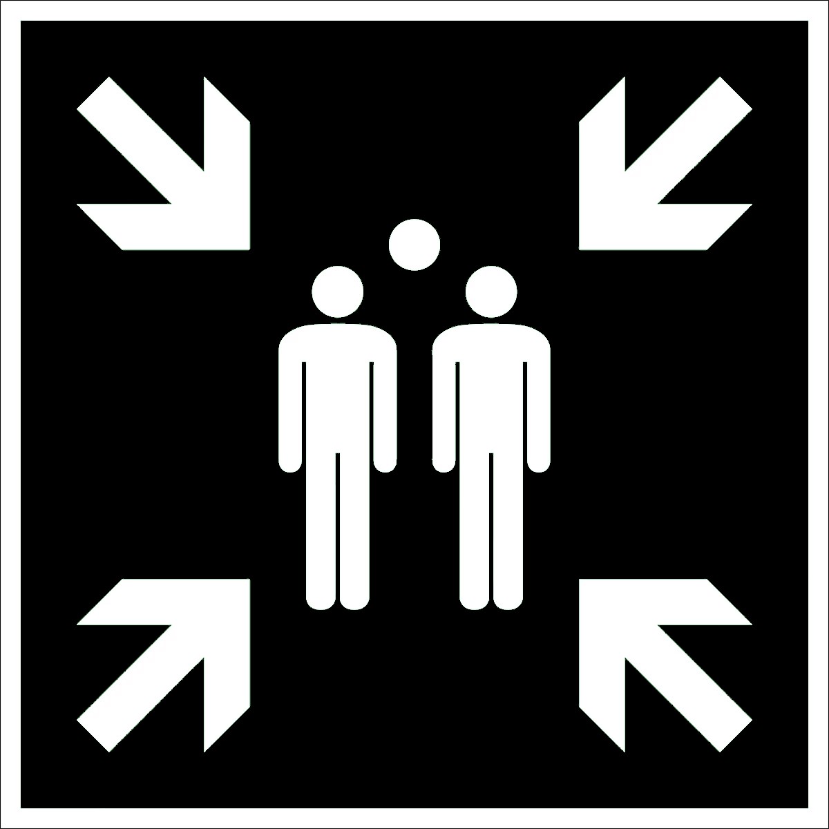 șablon de pictogramă loc de adunare