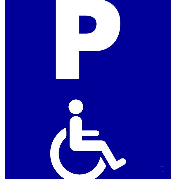 Placuta de parcare persoane cu handicap