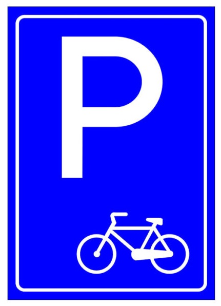 Placuta pentru parcare biciclete