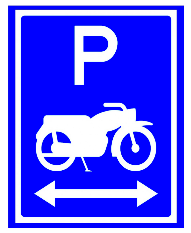 Placuta de parcare stanga dreapta motocicleta