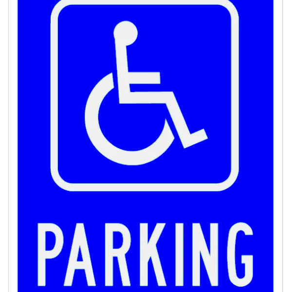 Placuta parking pentru handicap