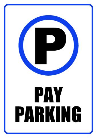 Placuta pay parking