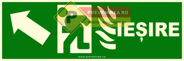Placute fotoluminiscente pentru iesire,