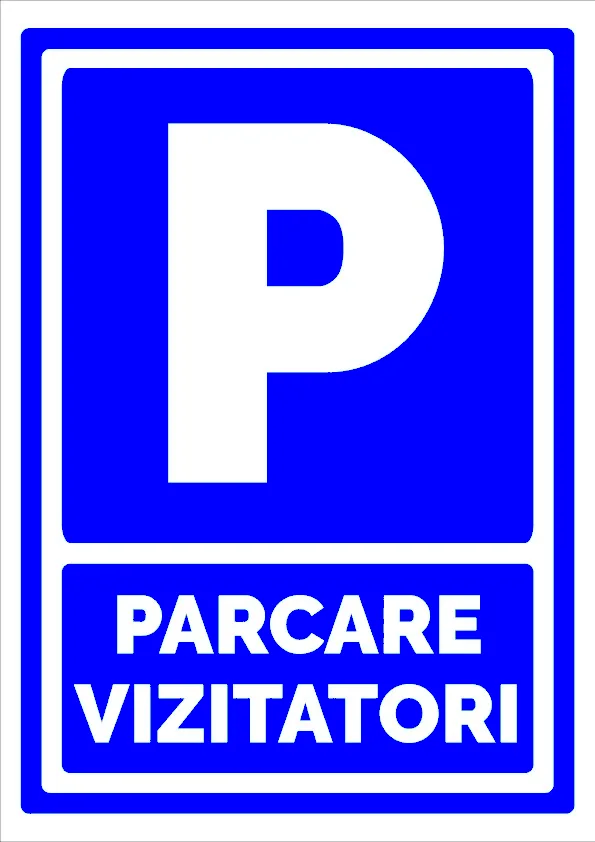 Placuta pentru parcare vizitatori