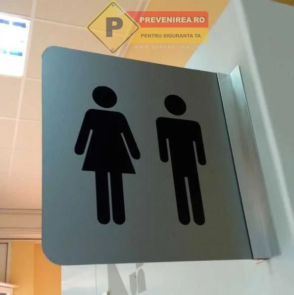 Indicator ieșire de urgență stânga - Semn evacuare incendiu conform norme PSI