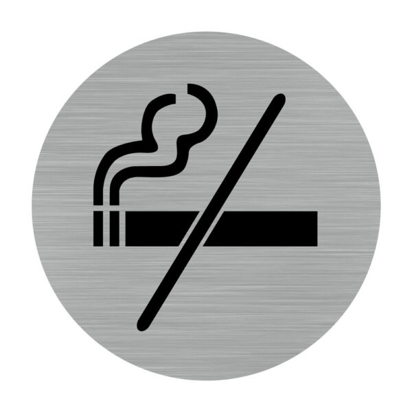 Etichete Metalice din Aluminiu - Interzis Fumatul | Rezistente și Vizibile